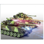 Sada tankov T-90 1:16 RC RTR - hnedý, zelený